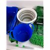 Image 6 : Shopping Basket, Buckets, Superior Air Nailer, Microfiber Cloth &  Scrubber - PICK UP