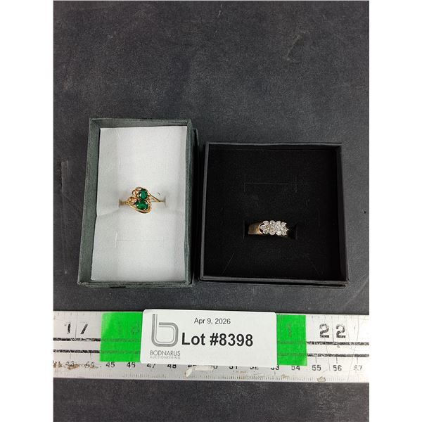 (2) Rings - Size 6 & 7, CANNOT AUTHENTICATE