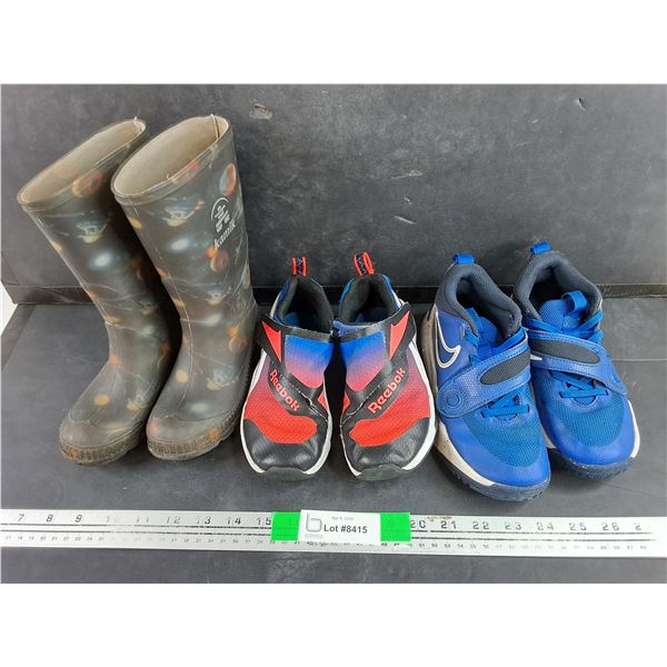 Reebok & Nike Sneakers, Rubber Boots - Size 12C