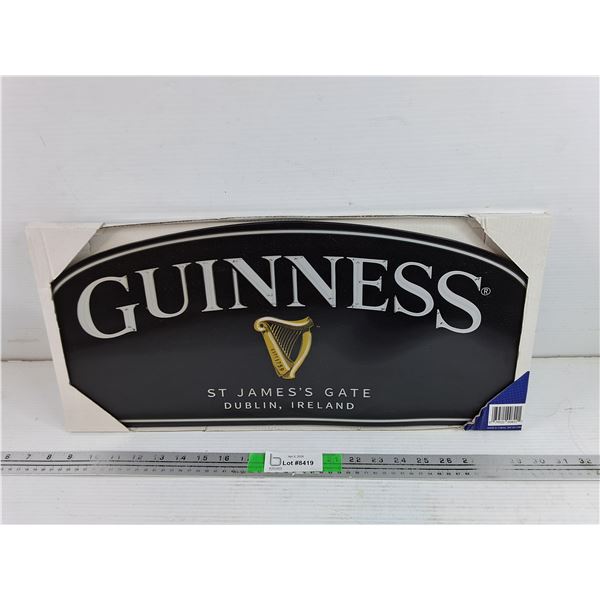 Guinness Wall Plaque 22" x 10"