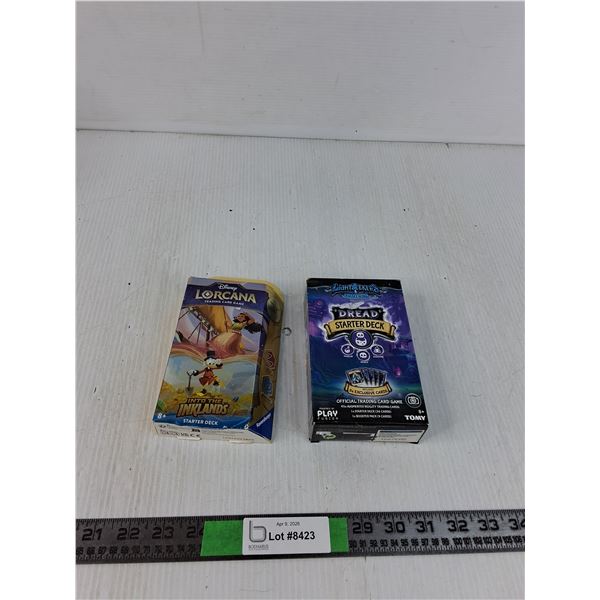 Lightseekers Trading Card Game- Starter Deck, Lorcana Trading Card Game (NIB, as is)