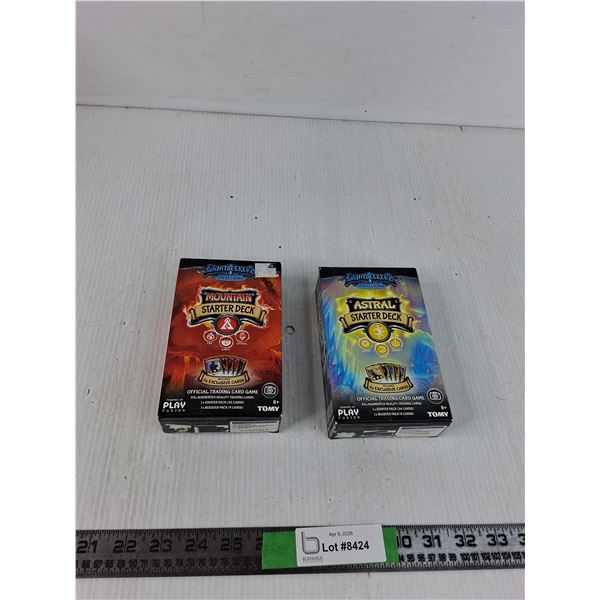 Lightseekers Trading Card Games Starter Decks- Mountain & Astral (NIB, as is)