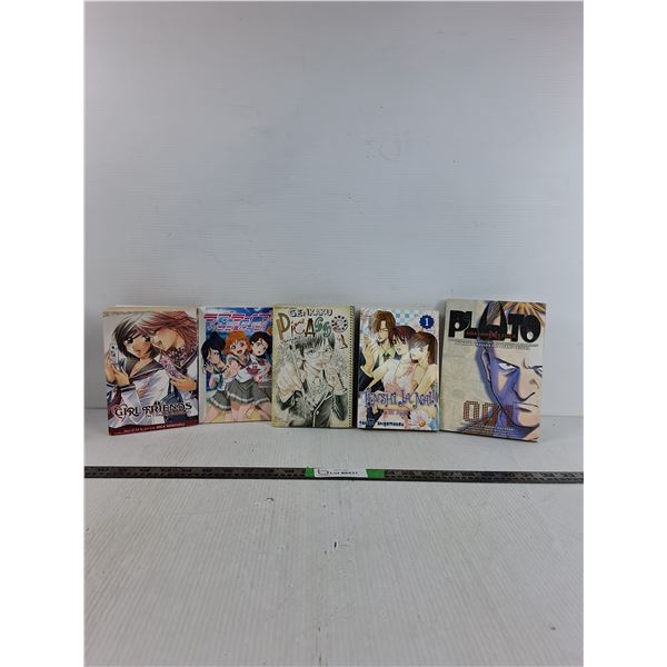 (5) Japanese Manga Books ( as is)