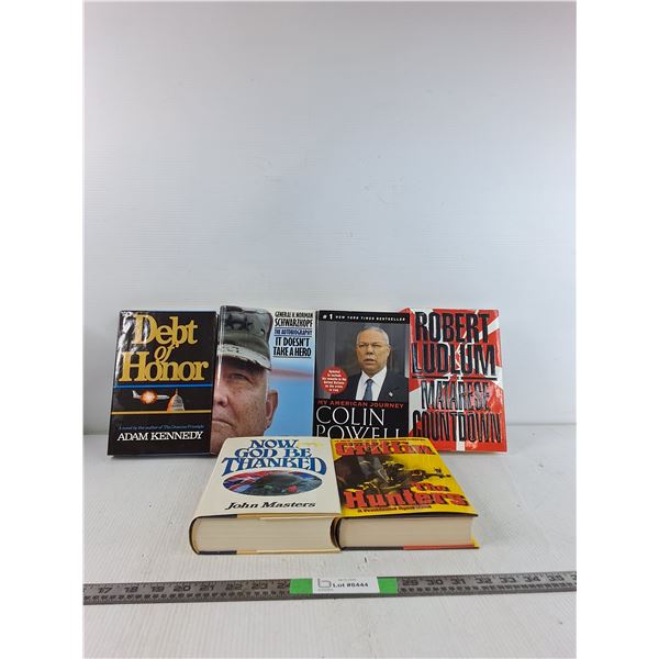 (6) Novels- Debt Of Honour, It Doesn't Take A Hero, My American Journe, The Matarese Countdown, Misc