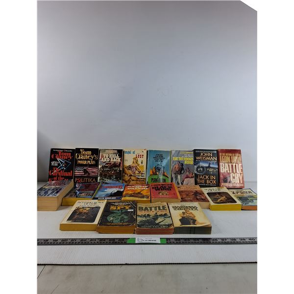 (20)Novels- Tom Clancy, Blair Carlton, George McNell, John Weisman, Misc