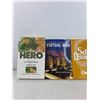Image 2 : (4) Novels- Looking For A Hero, Virtual War, Self-Destruction, Something Ventured Something Gained