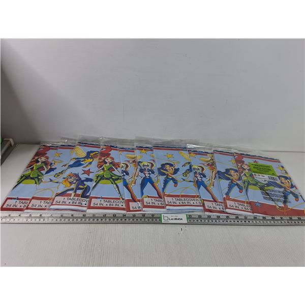 (9) Seal Super Hero Plastic Tablecovers