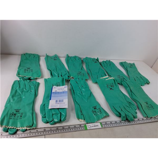 (11) Pairs of Sol-Knit Rubber Gloves