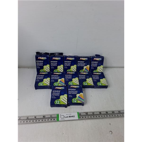 (12) Boxes of Prang Chalk