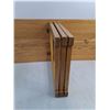 Image 3 : Wooden Fold-out Coffee Table 33x14x16" - PICK UP