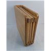 Image 4 : Wooden Fold-out Coffee Table 33x14x16" - PICK UP