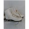 Image 4 : (2) Pairs of Women's Size 5 Leather Figure Skates (Daoust & Lange), 3 Skate Guards