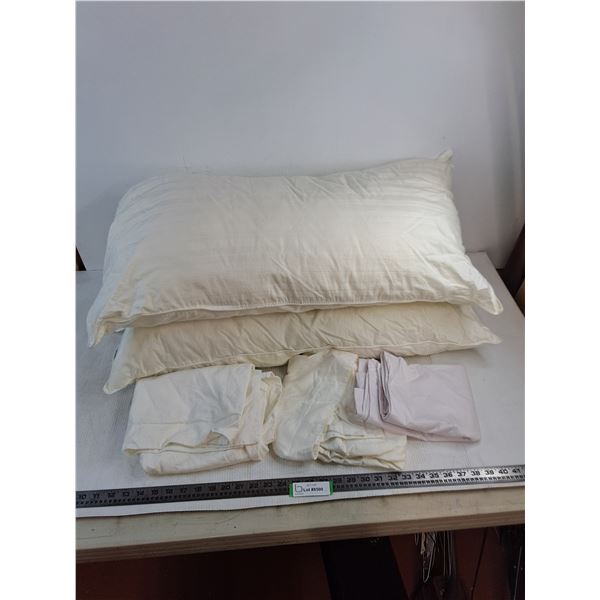 Pair of Hollander King- Size Pillows & Cases