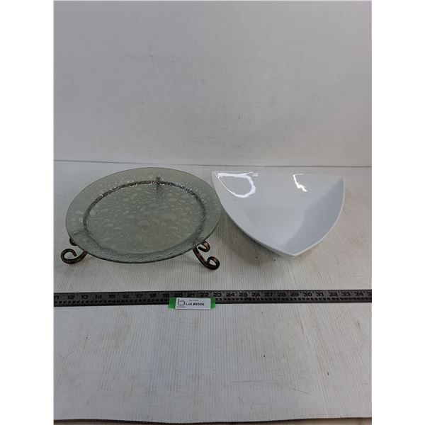 (2) Serving Platters