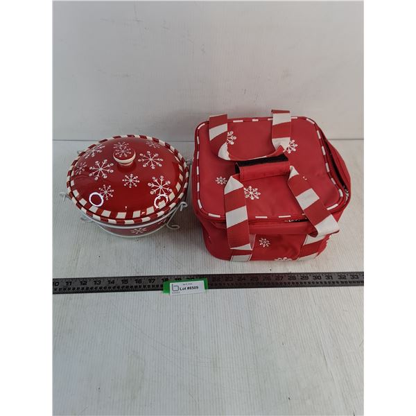 Temp-tations Expeditable Ovenware w/Rack & Tote