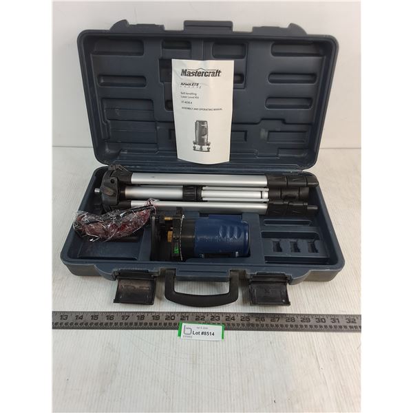 Mastercraft Hawkeye Laser Level Kit- Untested, As Is