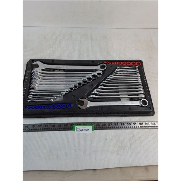 Mastercraft Combination Wrench Set - Includes Metric & Imperial