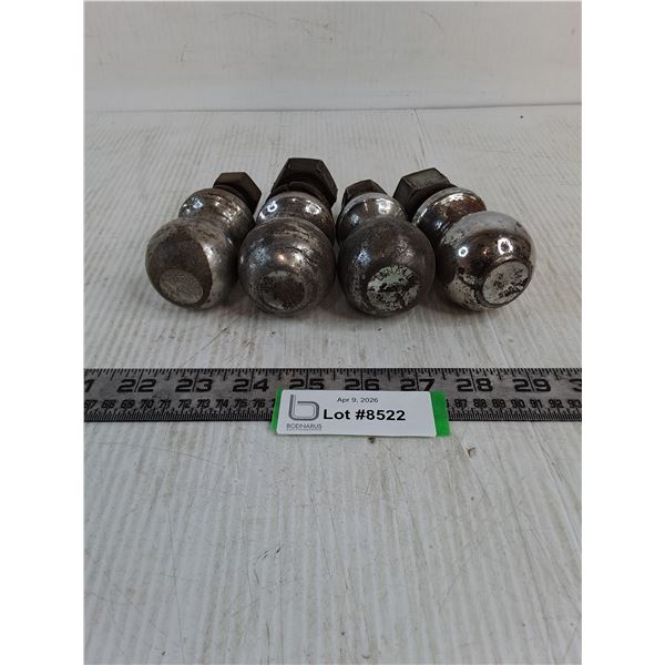 (4) Tow Balls - Some Sizes Visible