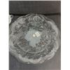 Image 4 : Glass Punch Set With (8) Cups 3.5", Bowl 11",  Ladle, And Plate 15" - PICK UP
