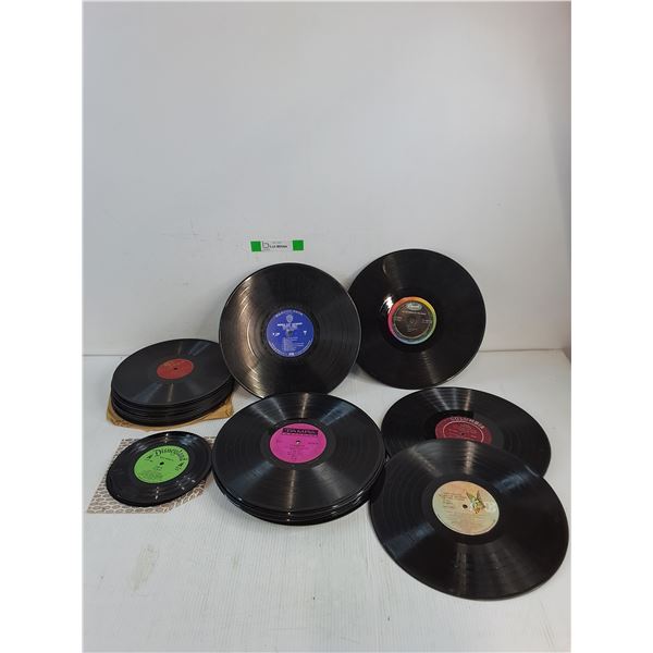 Various Records In Different Sizes- Disney, Billy Devroe, Judy Collins, Frank Sinatra, Allan Sherman