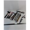 Image 1 : Mallet, (3) Crowbars, Demolition Bar, Metal Shears, Valve Spring Compressor, (3) Double Ended Wrench