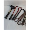 Image 2 : Mallet, (3) Crowbars, Demolition Bar, Metal Shears, Valve Spring Compressor, (3) Double Ended Wrench