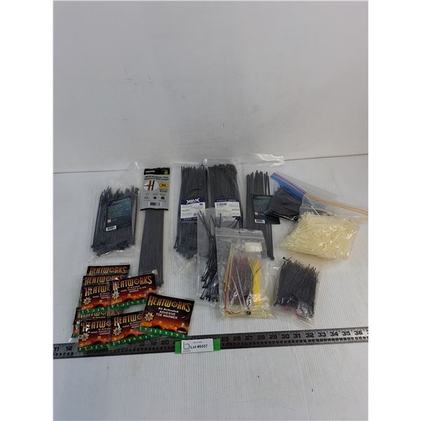 Various Sizes Zip Ties, Heatworks Hand Warmers