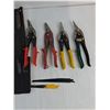 Image 3 : (2) Reciprocating Saw Blade Set, (4) Aviation Snips With Different Cut Directions