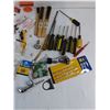 Image 3 : Various Tools-  Screw Drivers,  Mini Chisel Set, Oil Seal, Electrical Tester, Temp Valve Core Set, M