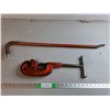 Image 1 : Ridgid Pipe Cutter & Crow Bar 29"-As Is, Cannot Ship