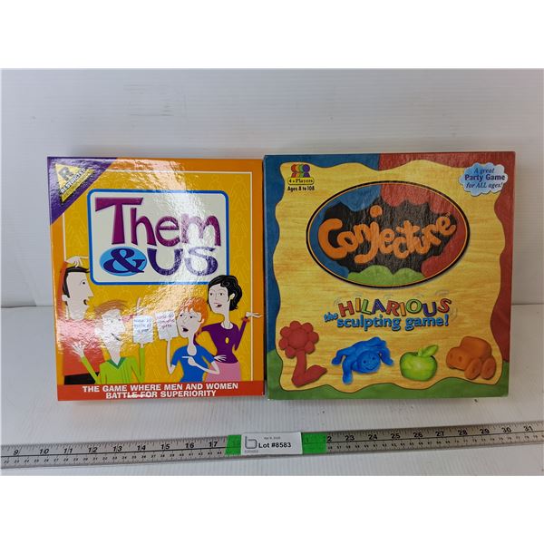 (2) Games- Them & Us and Conjecture