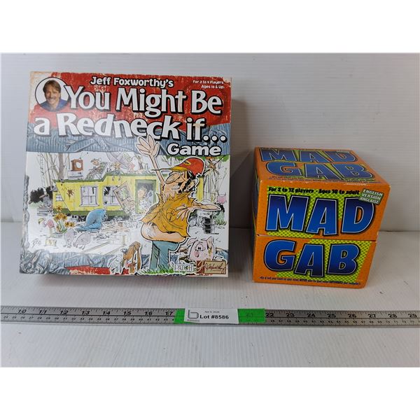 (2) Games- Mad Gab & You Might Be a Redneck if...