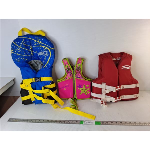 (3) Infant/Child Portable Flotation Devices