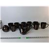 Image 1 : Sango Ceramic Tea Set- (10) Mugs, Creamer, Sugar Bowl