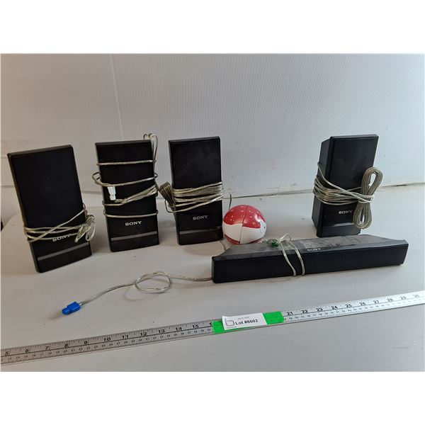 (5) Sony Speakers-Untested Up to 14.75"