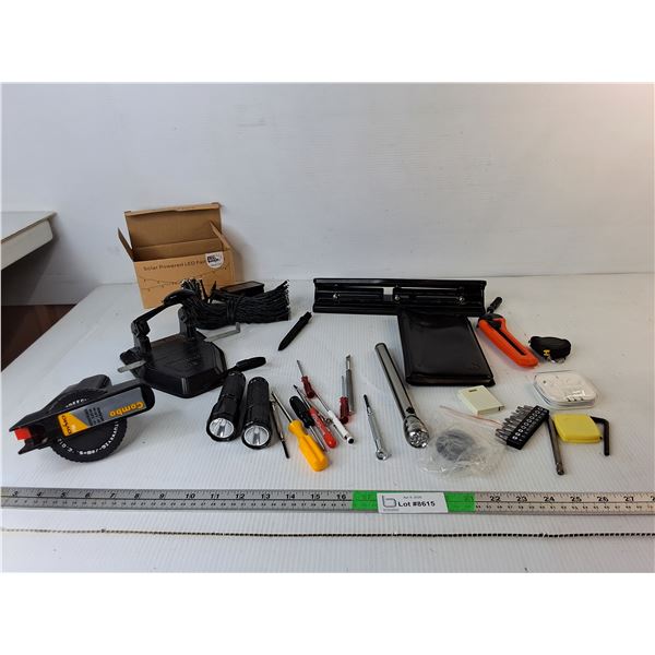 Hole Puncher, Solar Powered Fairy Lights, Dual-Tape Label Maker, Misc.