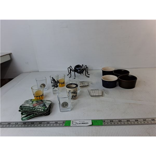 Condiment Bowls, Shot Glasses, Measurement Magnets, Misc.