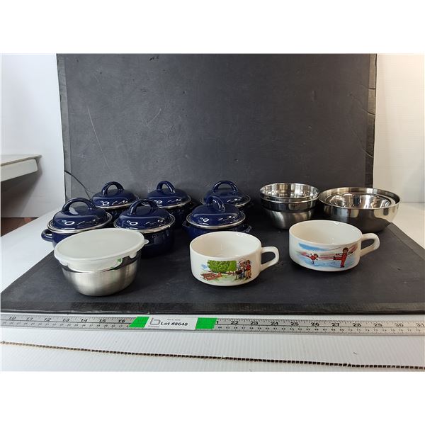Mini Casserole Dishes, Stainless Steel Bowls, Campbell's Soup Bowls