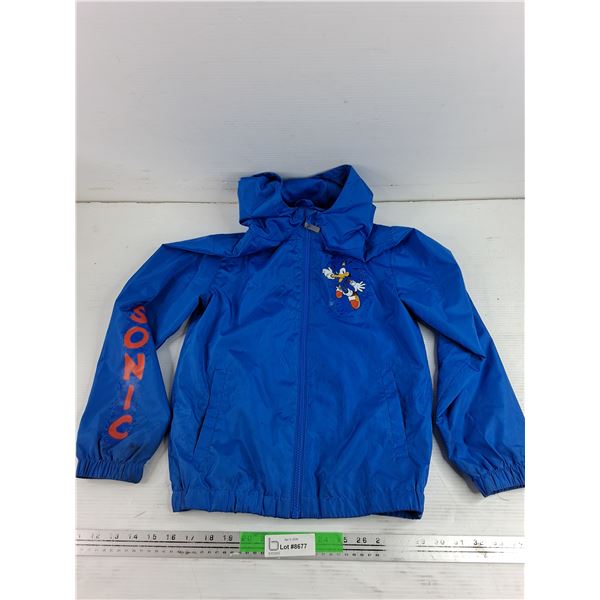 Super Sonic Kids Hooded Wind Jacket - Size M