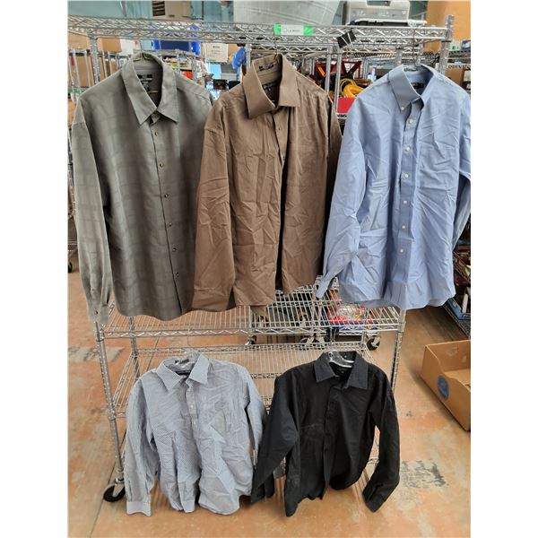 (5) Shirts - Size L - XL