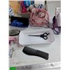 Image 6 : Rectangular Mirror, USB Fan - Powers On, As Is, Hair Brush, Scissors, Misc Cosmetics - PICK UP