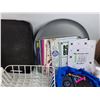 Image 3 : Dish Racks, Nail Polish, Light Up Mini Christmas Tree, Coloring Books, Serving Tray, Misc - PICK UP