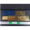 Image 1 : ^1000, 100 & 50 Gold Canadian Banknotes w/ Certificate -CANNOT GUARANTEE AUTHENTICITY