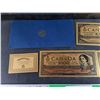 Image 2 : ^1000, 100 & 50 Gold Canadian Banknotes w/ Certificate -CANNOT GUARANTEE AUTHENTICITY