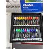 Image 4 : Canvas Paper, Expanding File Pocket, Sketch Paper, 24 Glass Colors, Misc
