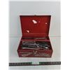 Image 1 : Milwaukee Tool Box With Tray And Assorted Tools 9.5"x13.5"x6" - PICK UP