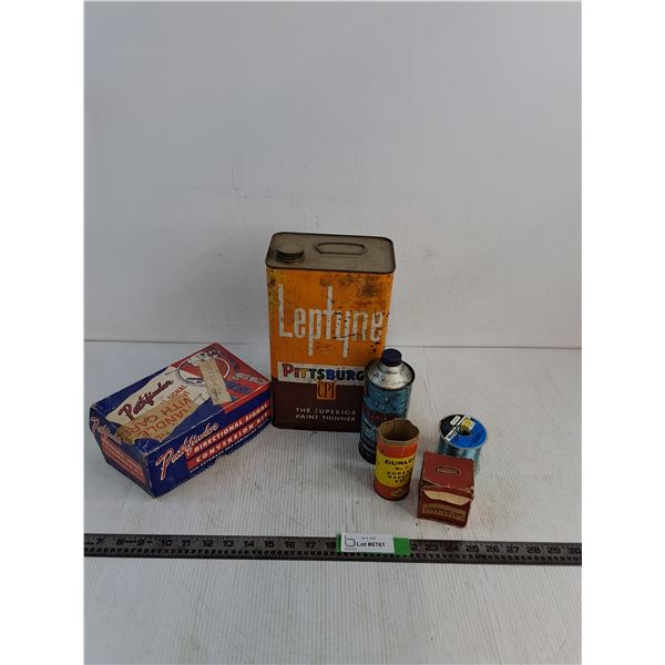 Leptyne Paint Thinner Metal Container,  Pathfinder Directional Signal Conversion Kit Cardboard Box,