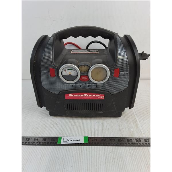 Power Station Battery Charger Powers On 13"x11.5"