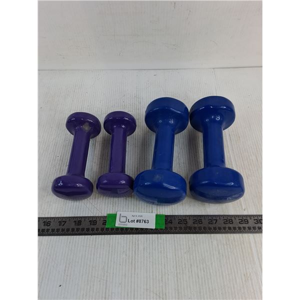 (4) Weights-  (2) 5lbs, (2) 10lbs - PICK UP