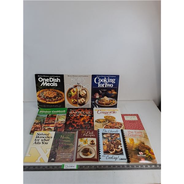 Mostly Cook Books With Other On- Natural Remedies, Heros, Vitamins And Minerals, Toasts To The Bride